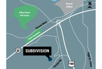 Subdivision map