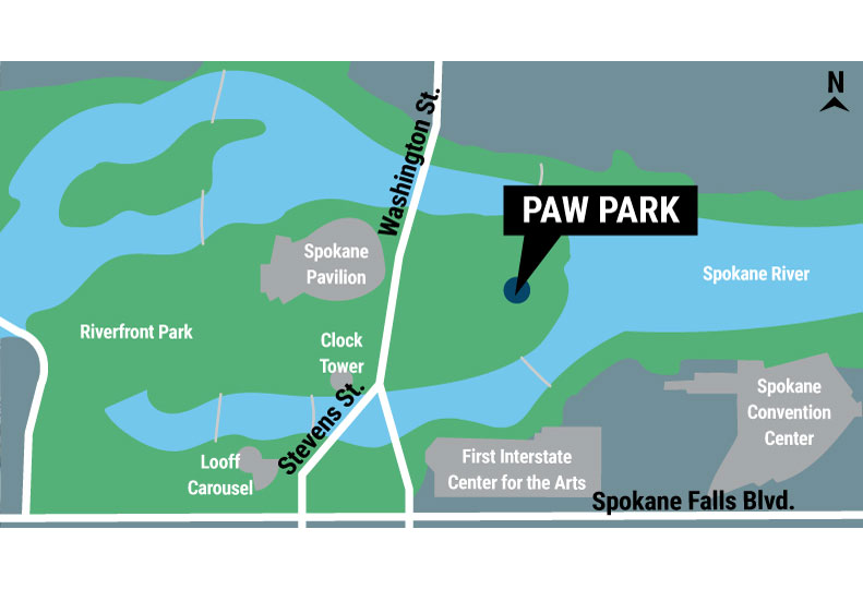 Pawpark map